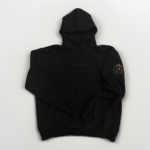 Nike Jordan X Paris Saint-Germain Pullover Wordmark Hoodie Black Mens Medium